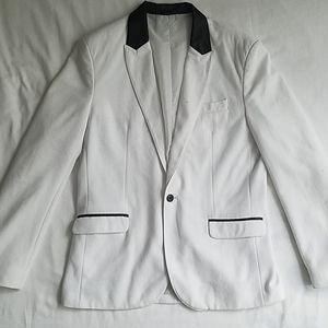Used Men White Blazer